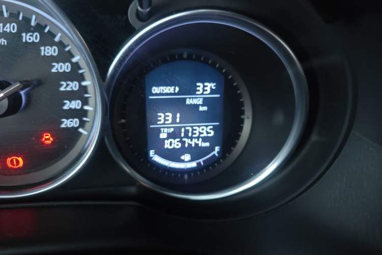 Used Mazda CX-5 2014 2.0L Automatic Two-Wheel Drive Urban Version Odometer Close Up
