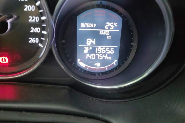Used Mazda CX-5 2014 2.0L Automatic Two-Wheel Drive Urban Version Odometer Close Up