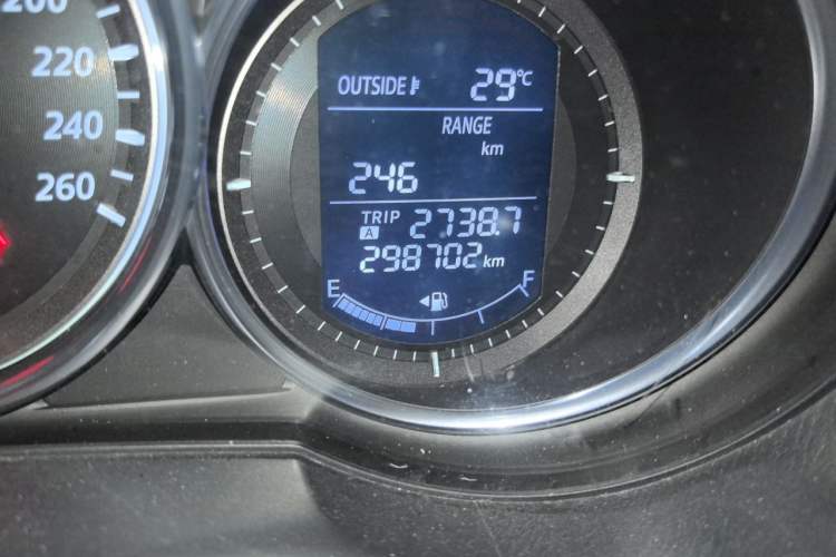 Used Mazda CX-5 2014 2.0L Automatic Two-Wheel Drive Urban Version Odometer Close Up