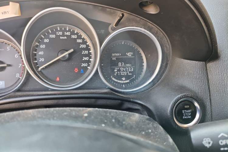 Used Mazda CX-5 2014 2.0L Automatic Two-Wheel Drive Urban Version Odometer Close Up