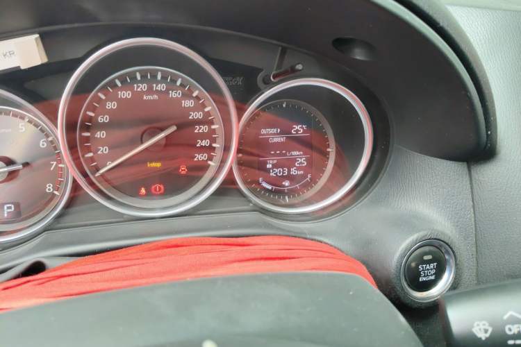 Used Mazda CX-5 2014 2.0L Automatic Two-Wheel Drive Urban Version Odometer Close Up