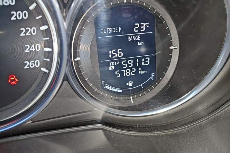 Used Mazda CX-5 2014 2.0L Automatic Two-Wheel Drive Urban Version Odometer Close Up