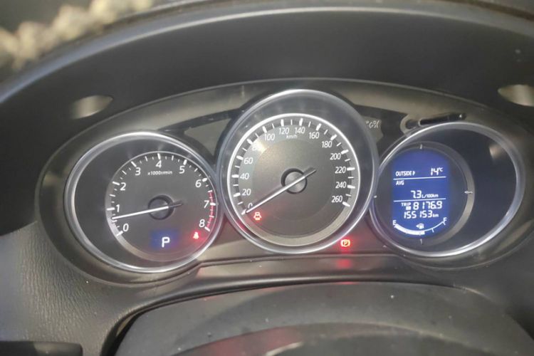 Used Mazda CX-5 2014 2.0L Automatic Two-Wheel Drive Urban Version Odometer Close Up