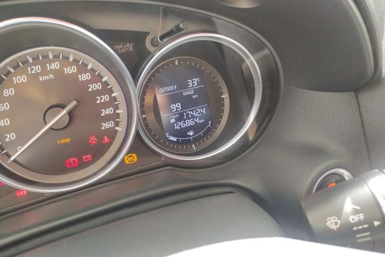 Used Mazda CX-5 2014 2.0L Automatic Two-Wheel Drive Urban Version Odometer Close Up