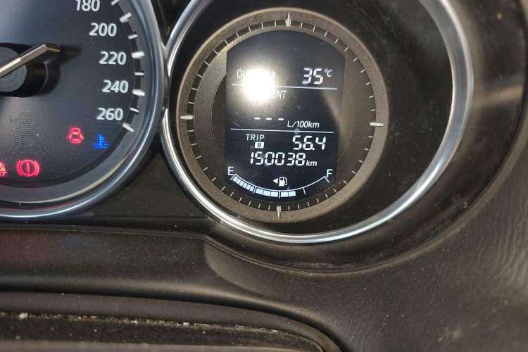 Used Mazda CX-5 2014 2.0L Automatic Two-Wheel Drive Urban Version Odometer Close Up