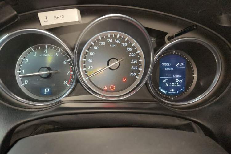 Used Mazda CX-5 2014 2.0L Automatic Two-Wheel Drive Urban Version Odometer Close Up