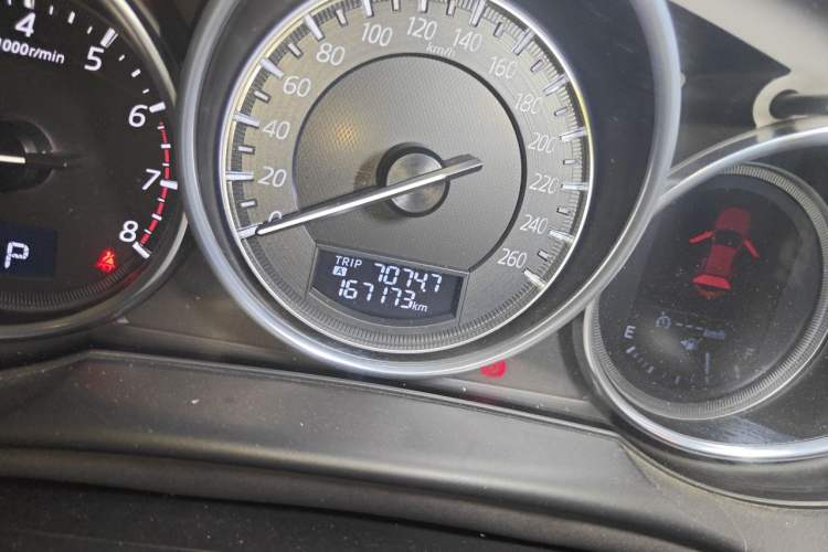Used Mazda CX-5 2015 2.5L Automatic 4x4 Prestige Edition Odometer Close Up