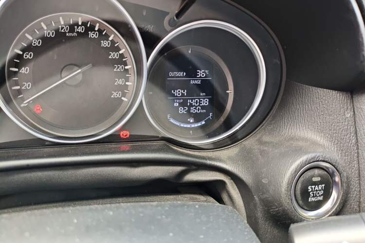 Used Mazda CX-5 2015 2.0L Automatic Two-Wheel Drive Urban Version Odometer Close Up