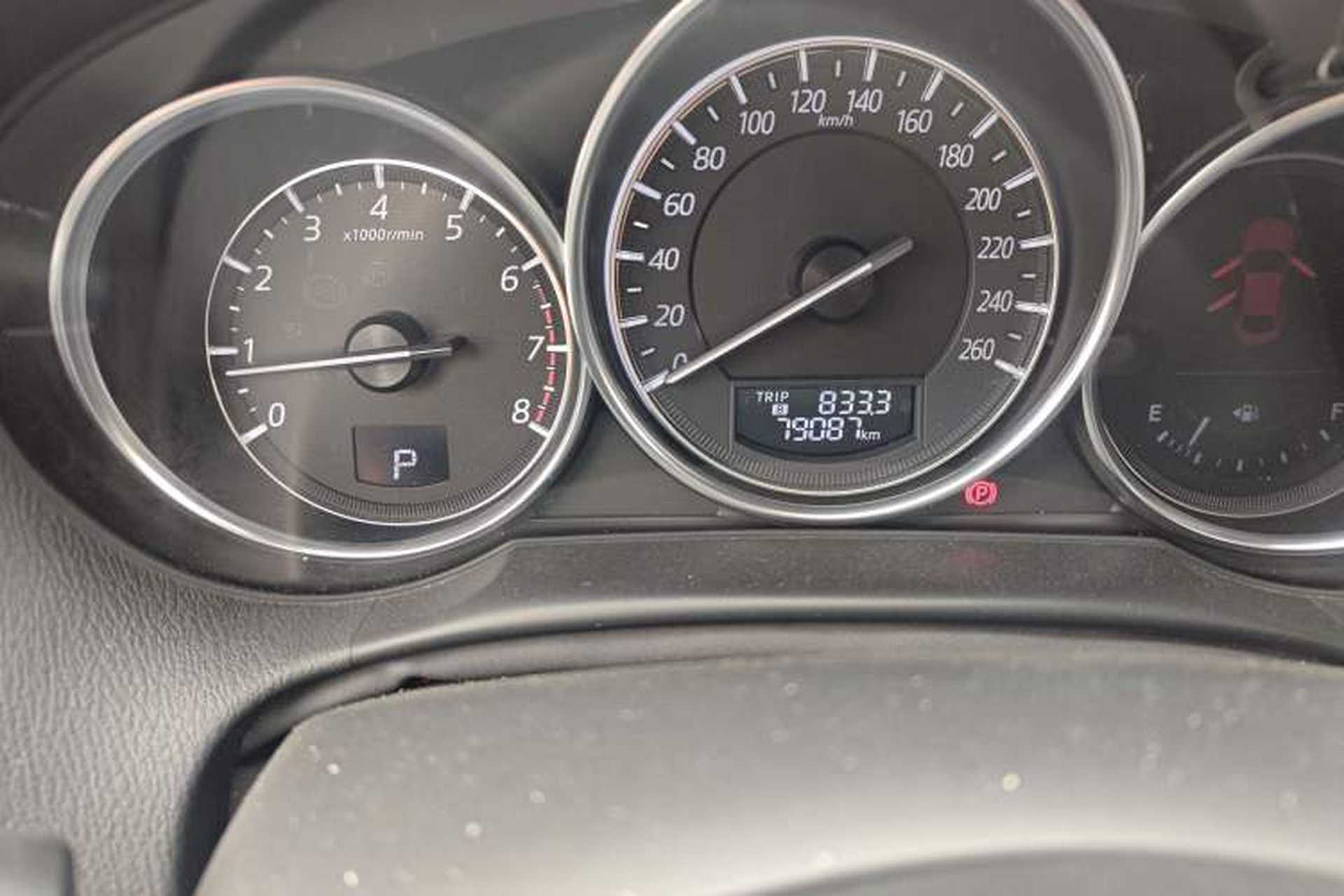 Used Mazda CX-5 2015 2.5L Automatic 4x4 Flagship Model Odometer Close Up
