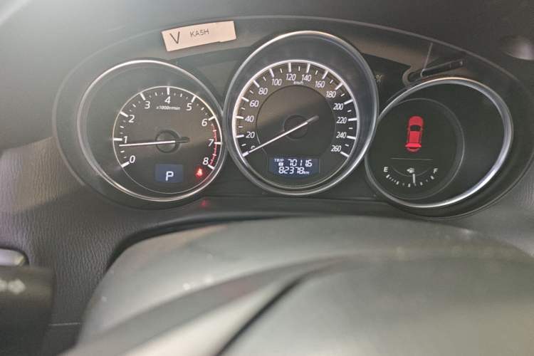 Used Mazda CX-5 2015 2.5L Automatic 4x4 Flagship Model Odometer Close Up