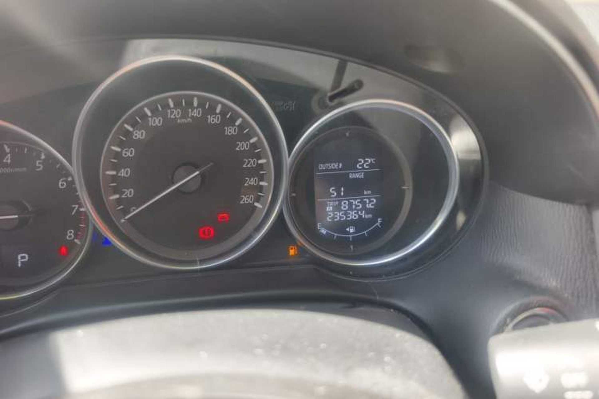Used Mazda CX-5 2015 2.0L Automatic 2WD Comfort Edition Odometer Close Up