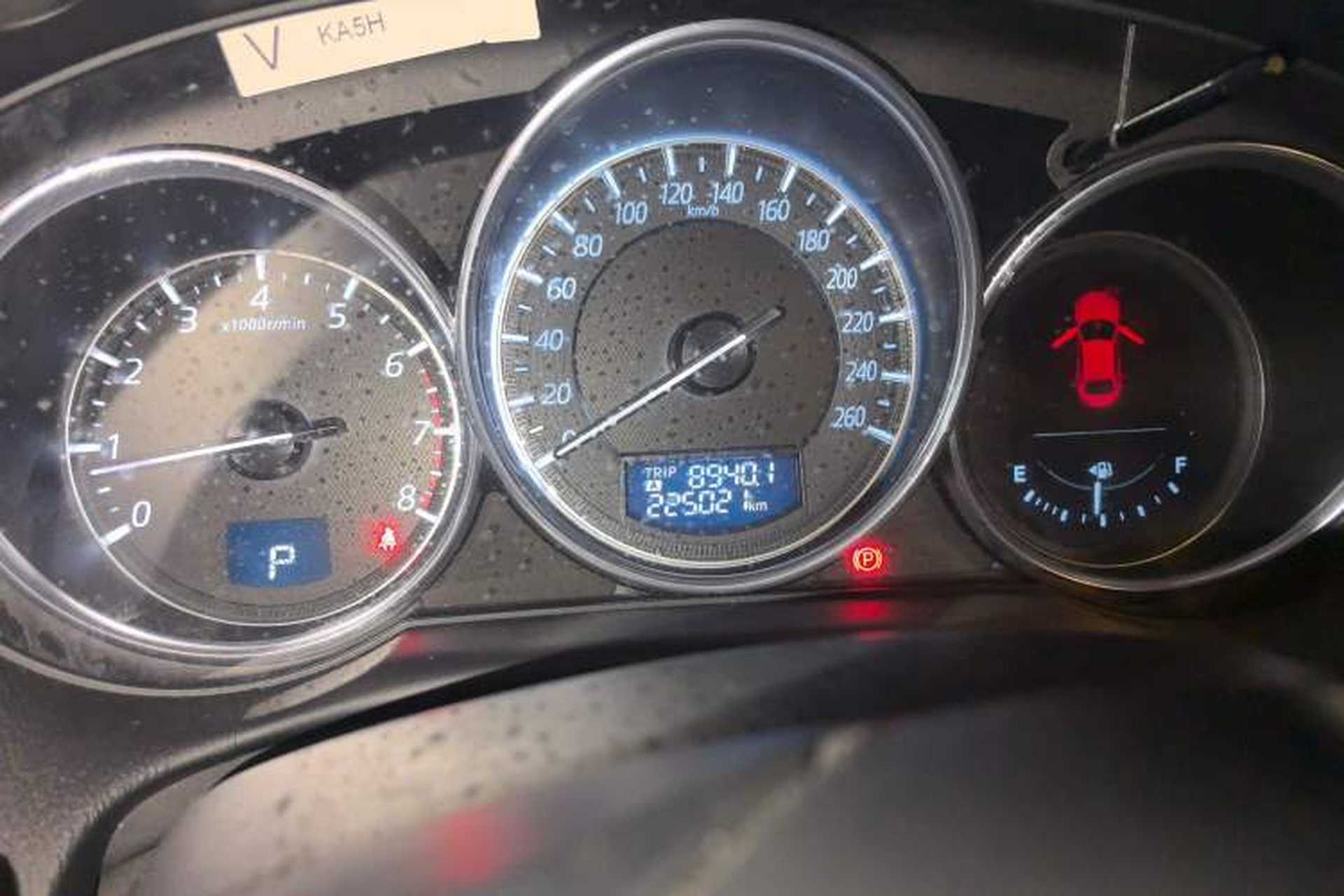 Used Mazda CX-5 2015 2.5L Automatic 4x4 Prestige Edition Odometer Close Up