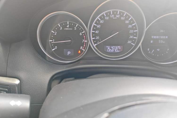 Used Mazda CX-5 2015 2.5L Automatic 4x4 Prestige Edition Odometer Close Up