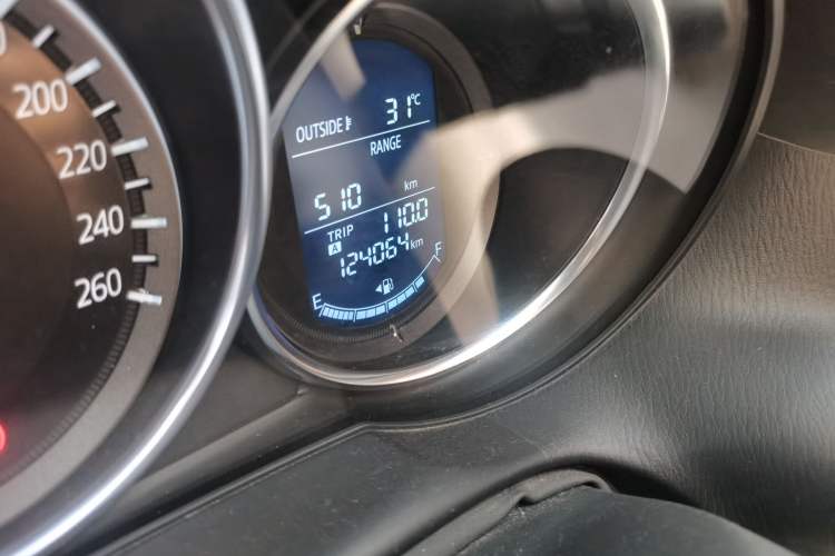 Used Mazda CX-5 2015 2.0L Automatic 2WD Comfort Edition Odometer Close Up