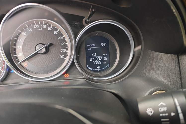 Used Mazda CX-5 2015 2.0L Automatic Two-Wheel Drive Urban Version Odometer Close Up