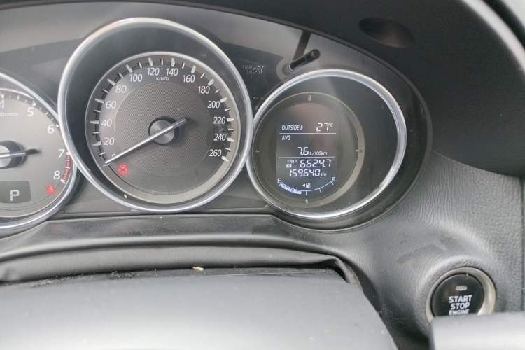Used Mazda CX-5 2015 2.0L Automatic Two-Wheel Drive Urban Version Odometer Close Up