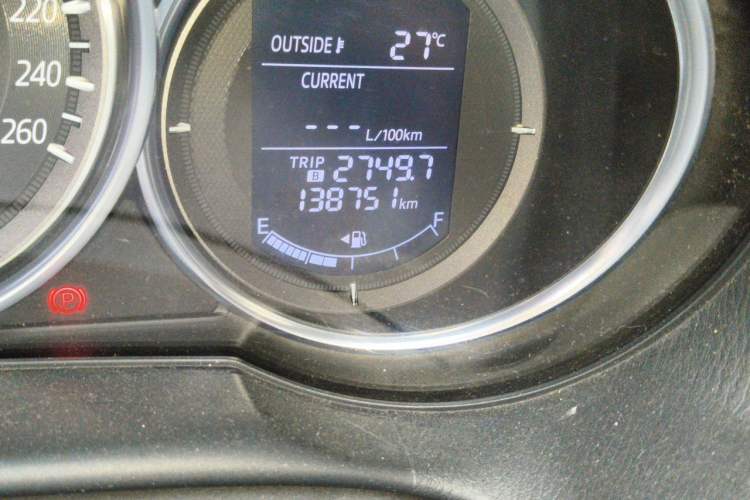 Used Mazda CX-5 2015 2.0L Automatic Two-Wheel Drive Urban Version Odometer Close Up