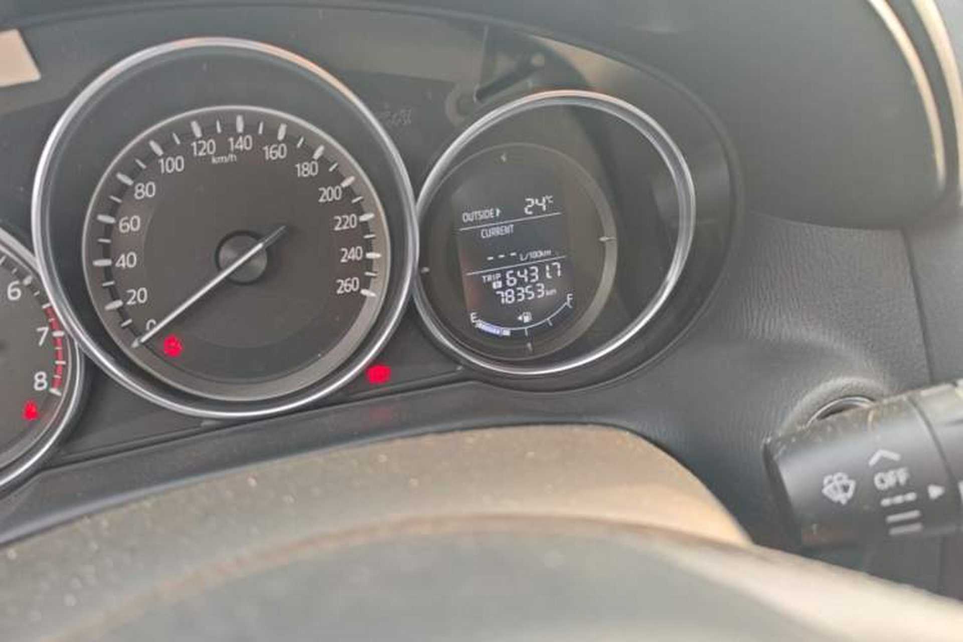 Used Mazda CX-5 2015 2.0L Automatic Two-Wheel Drive Urban Version Odometer Close Up