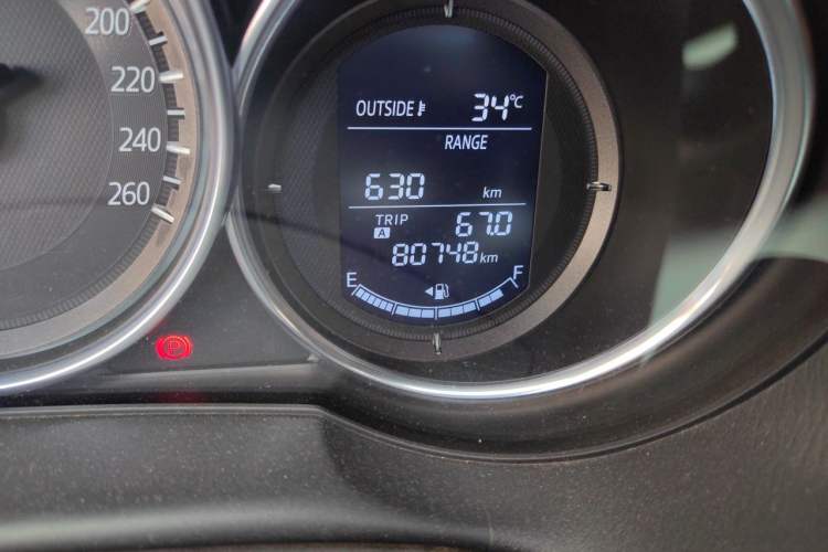 Used Mazda CX-5 2015 2.0L Automatic Two-Wheel Drive Urban Version Odometer Close Up