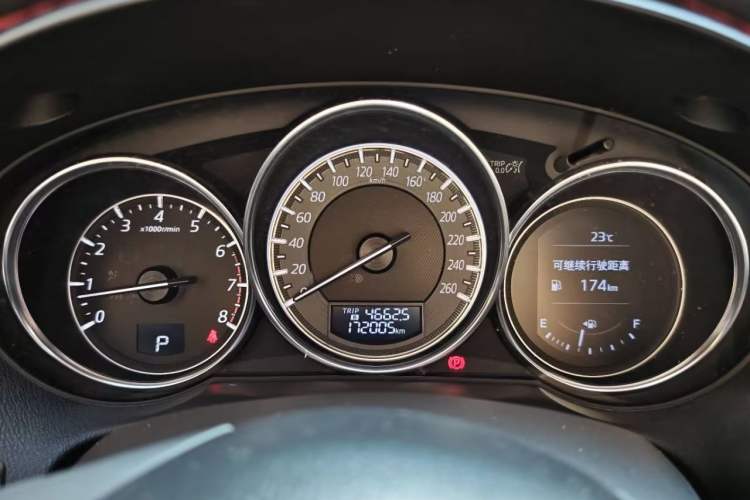 Used Mazda CX-5 2015 2.5L Automatic 4x4 Flagship Model Odometer Close Up