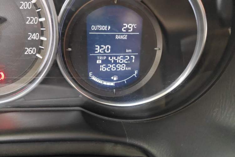 Used Mazda CX-5 2015 2.0L Manual Two-Wheel Drive Comfort Version Odometer Close Up