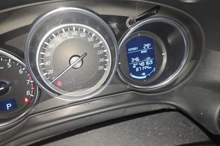 Used Mazda CX-5 2015 2.0L Automatic Two-Wheel Drive Urban Version Odometer Close Up