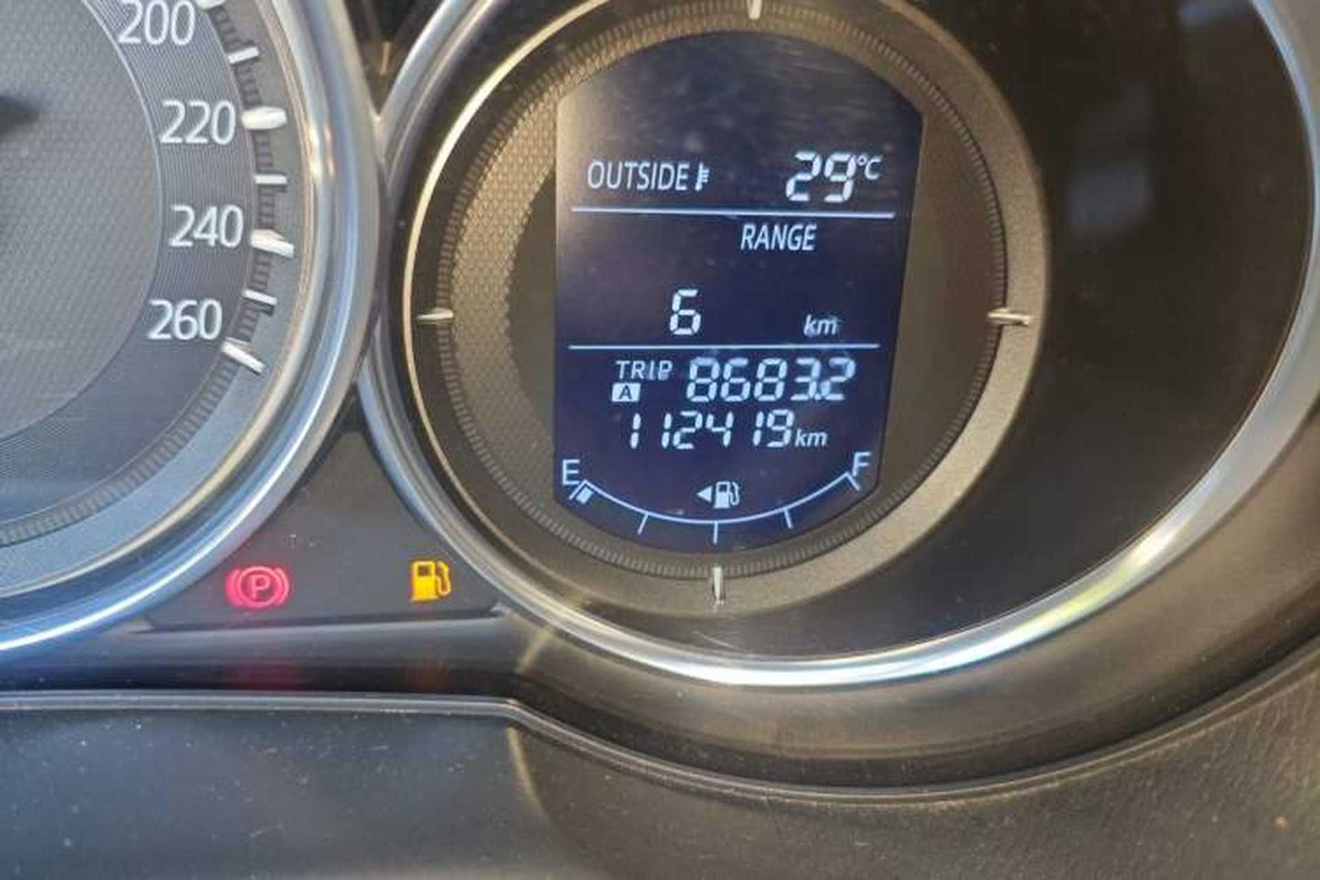 Used Mazda CX-5 2015 2.0L Automatic Two-Wheel Drive Urban Version Odometer Close Up