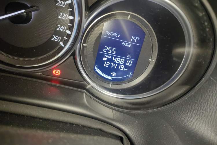 Used Mazda CX-5 2015 2.0L Automatic Two-Wheel Drive Urban Version Odometer Close Up