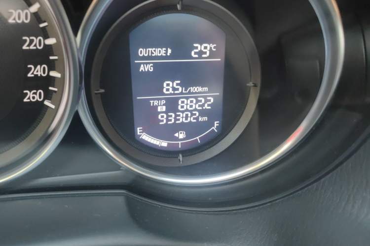 Used Mazda CX-5 2015 2.0L Automatic Two-Wheel Drive Urban Version Odometer Close Up