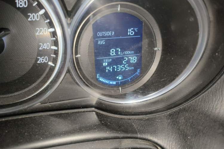 Used Mazda CX-5 2015 2.0L Automatic Two-Wheel Drive Urban Version Odometer Close Up