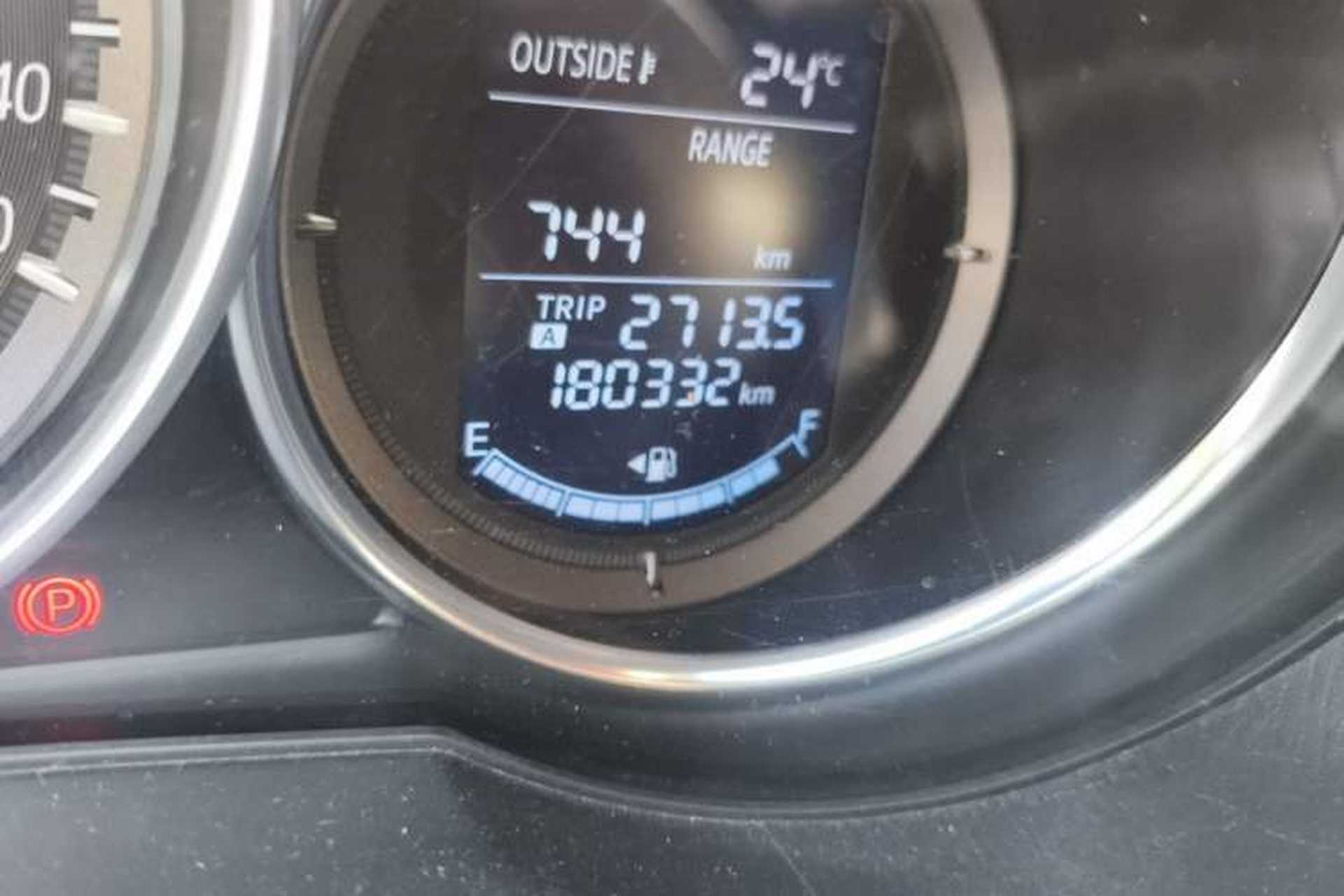 Used Mazda CX-5 2015 2.0L Automatic Two-Wheel Drive Urban Version Odometer Close Up