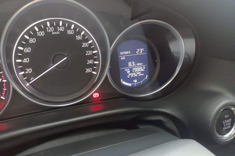 Used Mazda CX-5 2015 2.0L Automatic 4x4 Luxury Edition Odometer Close Up