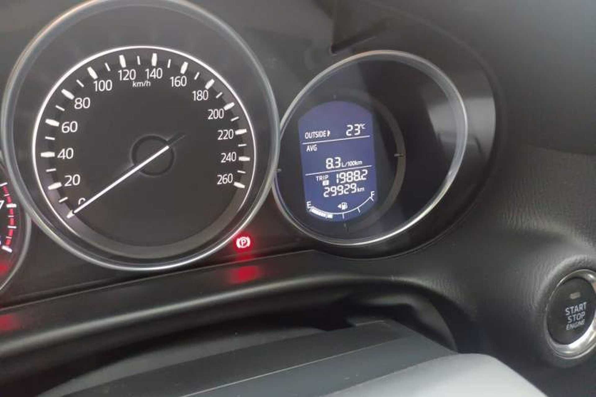 Used Mazda CX-5 2015 2.0L Automatic 4x4 Luxury Edition Odometer Close Up