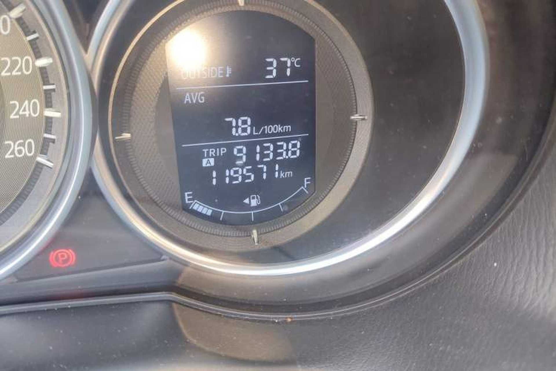Used Mazda CX-5 2015 2.0L Automatic Two-Wheel Drive Urban Version Odometer Close Up