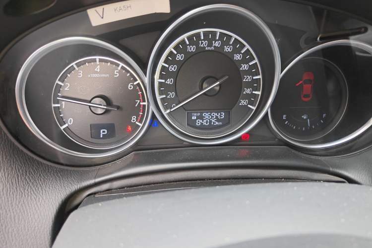 Used Mazda CX-5 2015 2.5L Automatic 4x4 Prestige Edition Odometer Close Up