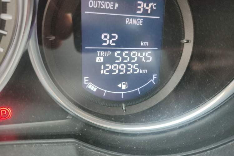 Used Mazda CX-5 2015 2.0L Automatic Two-Wheel Drive Urban Version Odometer Close Up