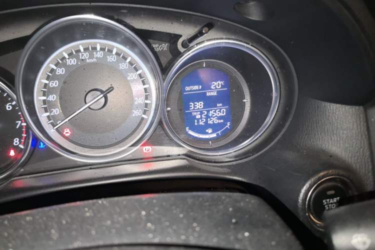 Used Mazda CX-5 2015 2.0L Automatic Two-Wheel Drive Urban Version Odometer Close Up
