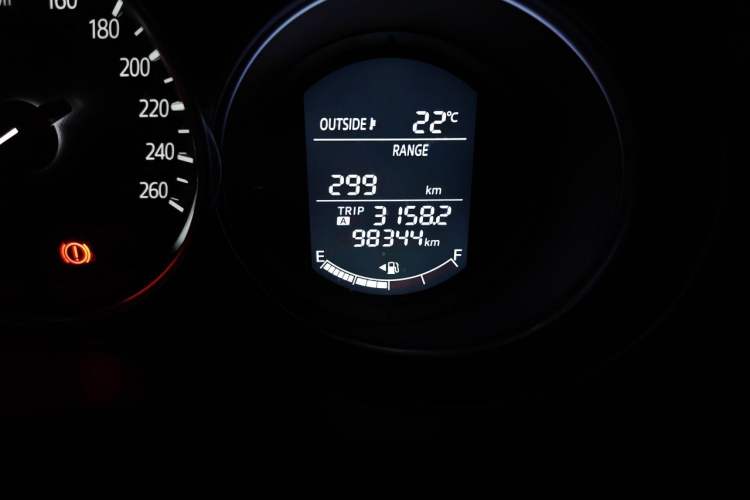 Used Mazda CX-5 2015 2.0L Manual Two-Wheel Drive Comfort Version Odometer Close Up