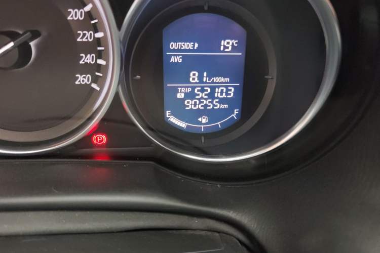 Used Mazda CX-5 2015 2.0L Automatic 4x4 Luxury Edition Odometer Close Up