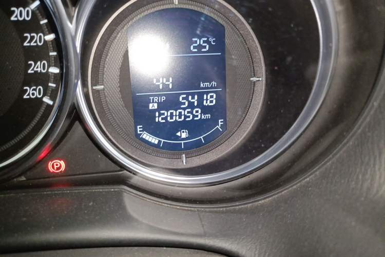 Used Mazda CX-5 2015 2.0L Automatic Two-Wheel Drive Urban Version Odometer Close Up