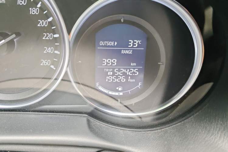 Used Mazda CX-5 2015 2.0L Automatic Two-Wheel Drive Urban Version Odometer Close Up