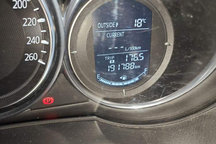 Used Mazda CX-5 2015 2.0L Automatic Two-Wheel Drive Urban Version Odometer Close Up