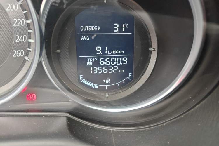 Used Mazda CX-5 2015 2.0L Automatic Two-Wheel Drive Urban Version Odometer Close Up