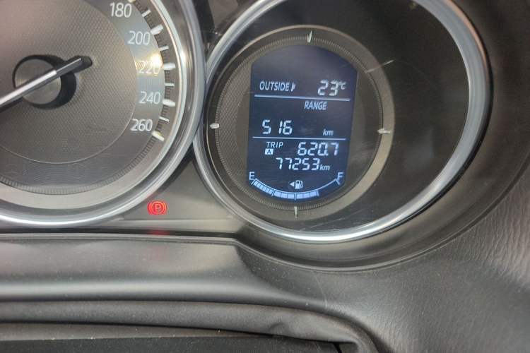 Used Mazda CX-5 2015 2.0L Automatic Two-Wheel Drive Urban Version Odometer Close Up