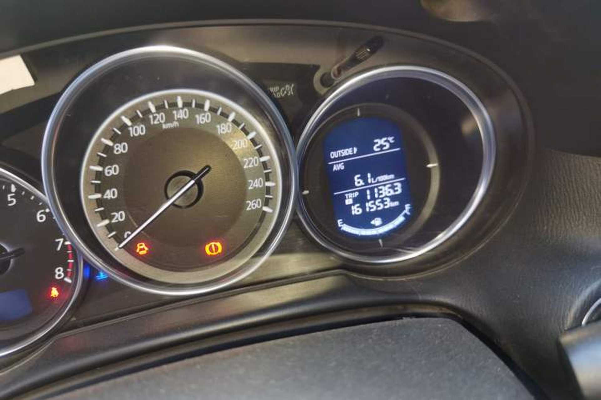 Used Mazda CX-5 2015 2.0L Manual Two-Wheel Drive Comfort Version Odometer Close Up
