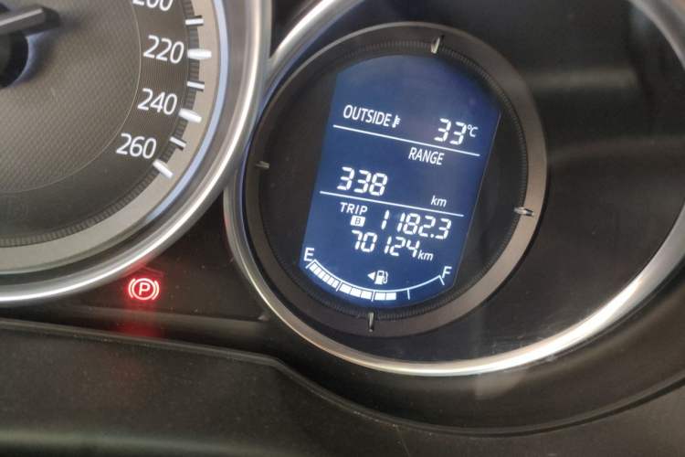 Used Mazda CX-5 2015 2.0L Automatic Two-Wheel Drive Urban Version Odometer Close Up