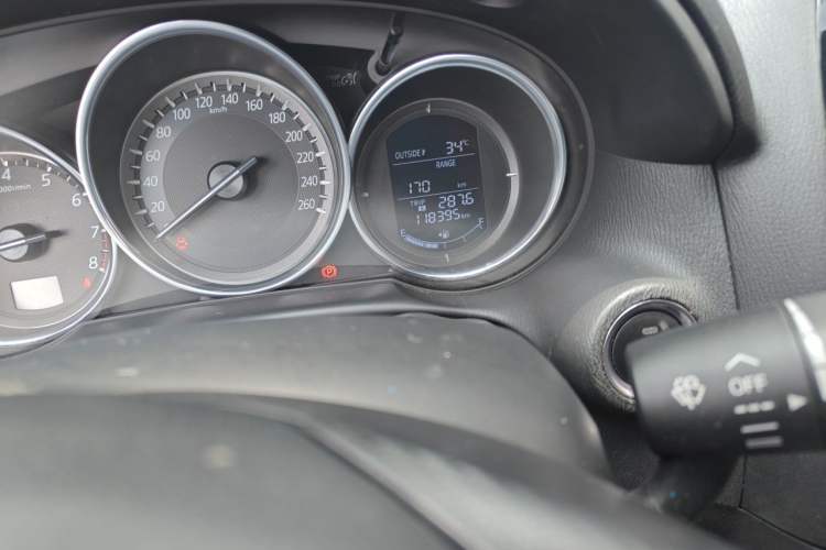 Used Mazda CX-5 2015 2.0L Automatic Two-Wheel Drive Urban Version Odometer Close Up