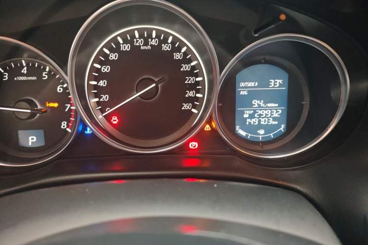 Used Mazda CX-5 2015 2.0L Automatic Two-Wheel Drive Urban Version Odometer Close Up