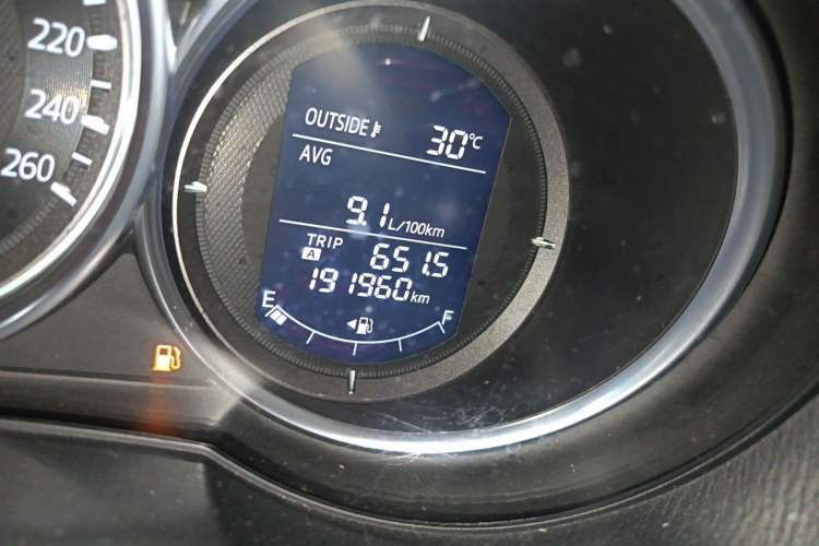 Used Mazda CX-5 2015 2.0L Automatic Two-Wheel Drive Urban Version Odometer Close Up
