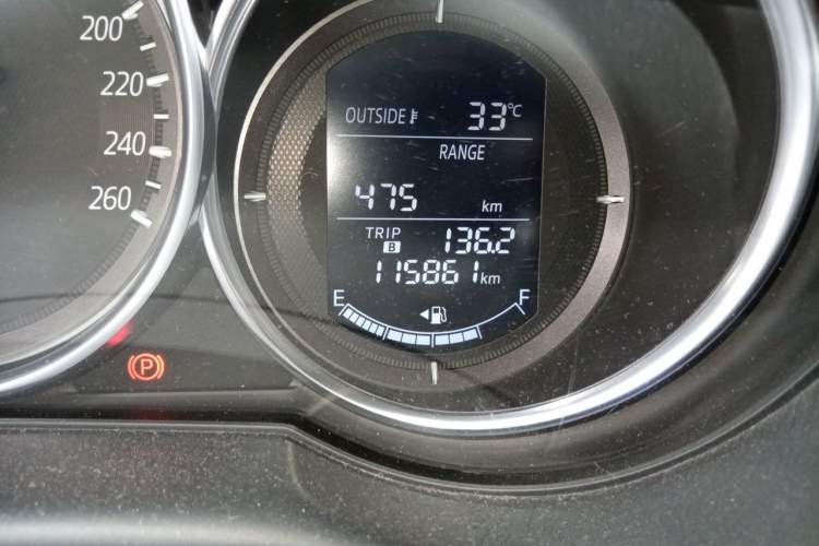 Used Mazda CX-5 2015 2.0L Automatic Two-Wheel Drive Urban Version Odometer Close Up